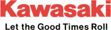 Kawasaki motorcycle brand logo
