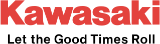 Kawasaki motorcycle brand logo